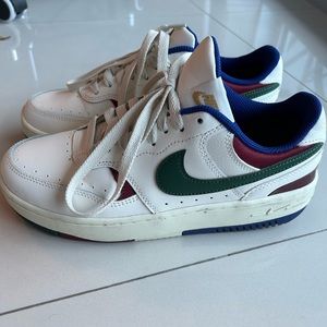 Nike White Gamma Force Sneakers